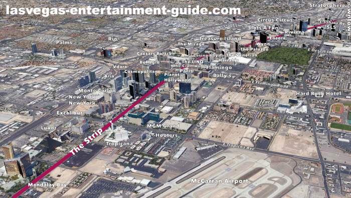 Printable Map Of Las Vegas Strip With Lucky Dragon